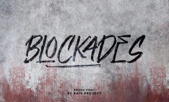 Blockades Font - Featured Image