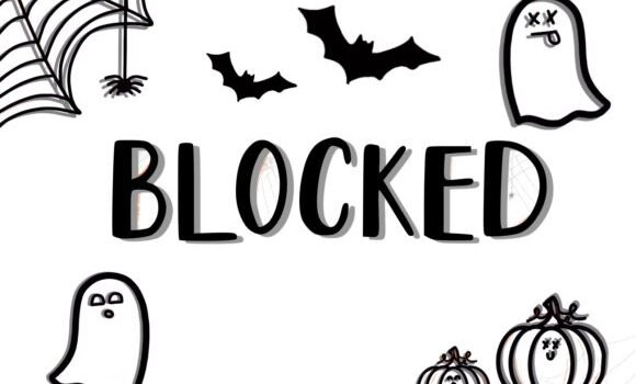 Blocked - Halloween Theme Font - Featured Image