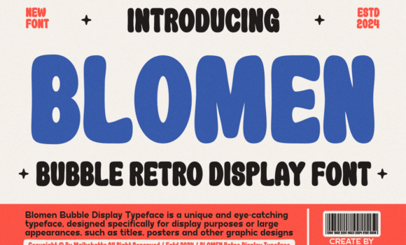 Blomen Font - Featured Image