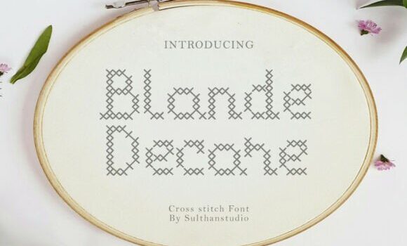 Blonde Decore Font - Featured Image