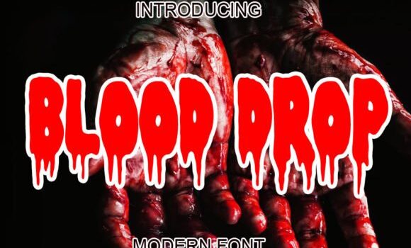 Blood Drop Font Fonts Free Download