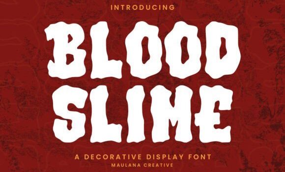 Blood Slime Font Fonts Free Download Blood Slime Font - Featured Image