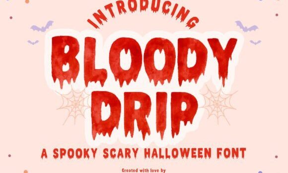 Bloody Drip Font - Featured Image