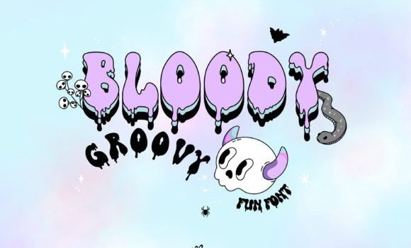 Bloody Groovy Font - Featured Image