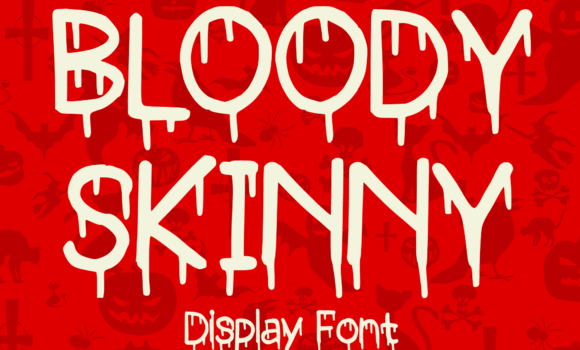 Bloody Skinny Font - Featured Image