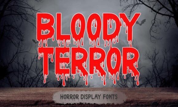 Bloody Terror Font - Featured Image