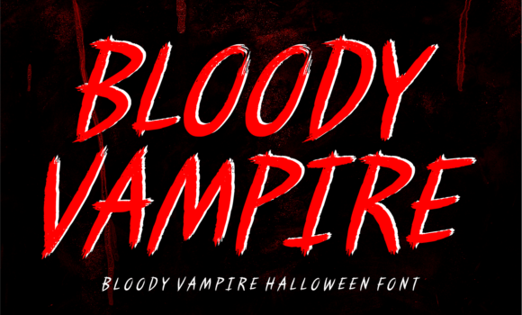 Bloody Vampire Font - Featured Image