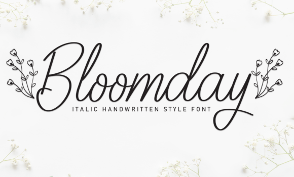Bloomday Font Fonts Free Download Bloomday Font - Featured Image