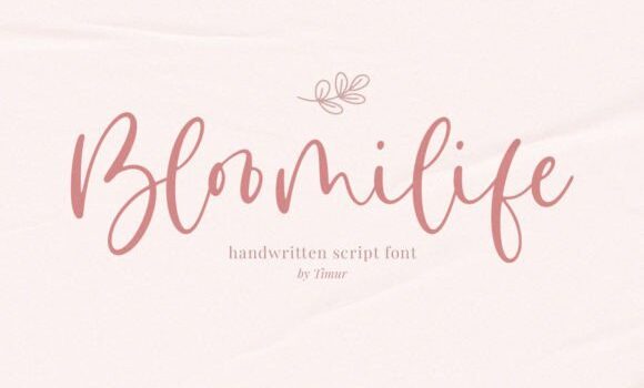 Bloomilife Font - Featured Image