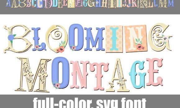 Blooming Montage Font Fonts Free Download Blooming Montage Font - Featured Image