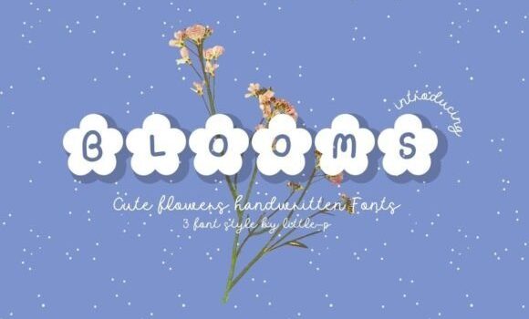 Blooms Font Fonts Free Download Blooms Font - Featured Image