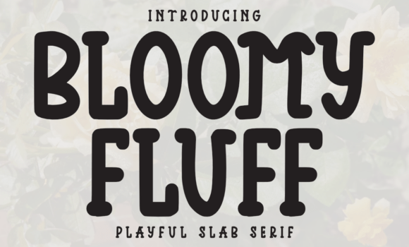 Bloomy Fluff Font - Featured Image