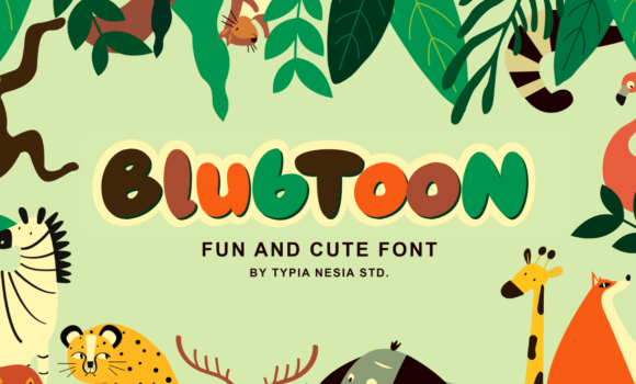 Blubtoon Font - Featured Image