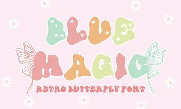 Blue Magic Font - Featured Image