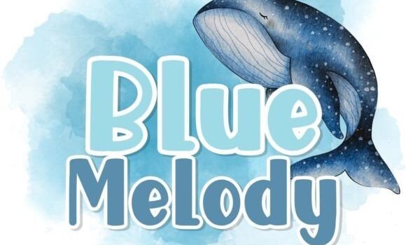 Blue Melody Font Fonts Free Download Blue Melody Font - Featured Image