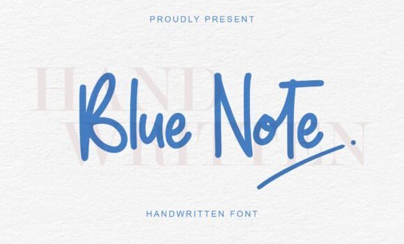 Blue Note Font - Featured Image