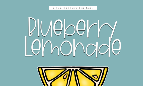 Blueberry Lemonade Font Fonts Free Download Blueberry Lemonade Font - Featured Image