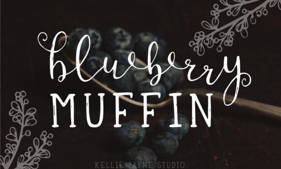 Blueberry Muffin Font Fonts Free Download Blueberry Muffin Font - Featured Image