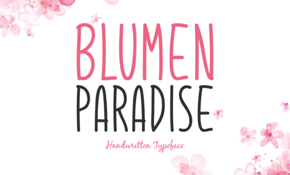Blumen Paradise Font Fonts Free Download Blumen Paradise Font - Featured Image