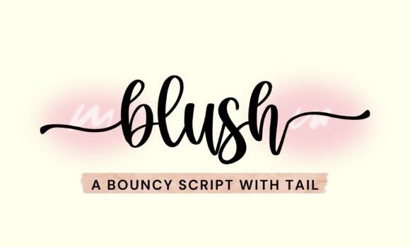 Blush Font - Featured Image