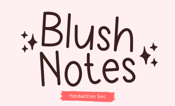 Blush Notes Font - Featured Image