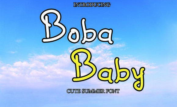 Boba Baby Font Fonts Free Download Boba Baby Font - Featured Image