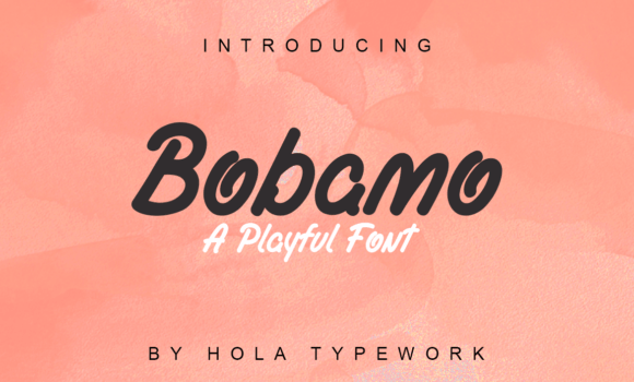 Bobamo Font - Featured Image