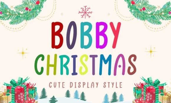 Bobby Christmas Font - Featured Image