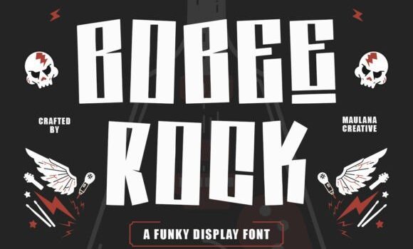 Bobee Rock Font - Featured Image
