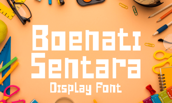 Boenati Sentara Font - Featured Image