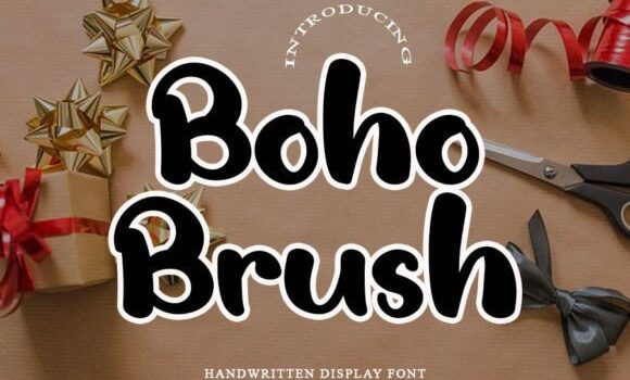 Boho Brush Font Fonts Free Download