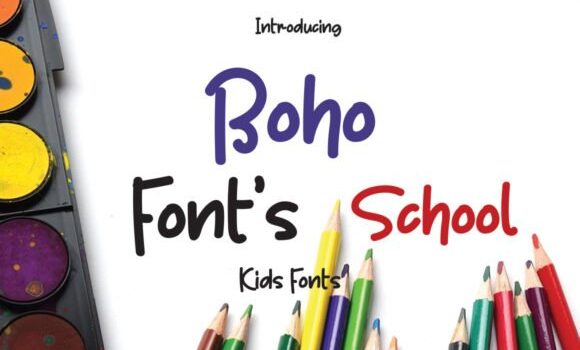 Boho School Font Fonts Free Download Boho School Font - Featured Image