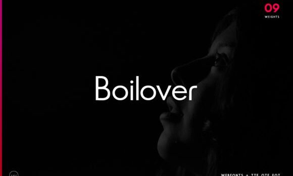 Boilover Font - Featured Image