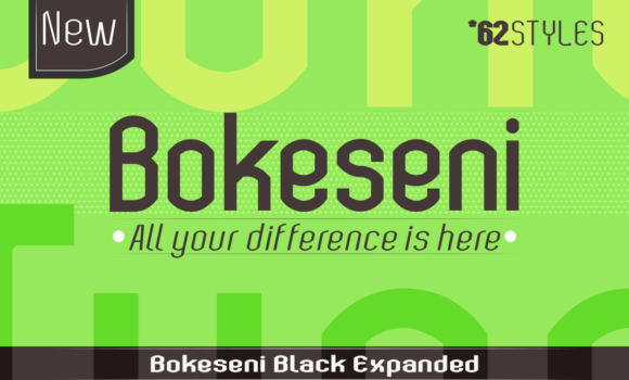 Bokeseni Black Expanded Font - Featured Image