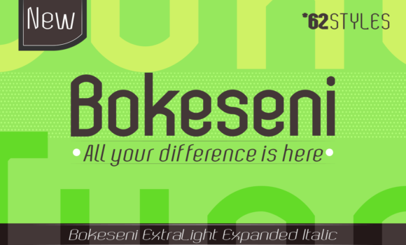 Bokeseni ExtraLight Expanded Italic Font Fonts Free Download Bokeseni ExtraLight Expanded Italic Font - Featured Image