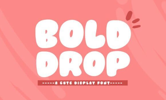 Bold Drop Font - Featured Image