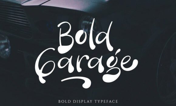 Bold Garage Font - Featured Image