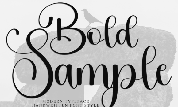 Bold Sample Font - Featured Image