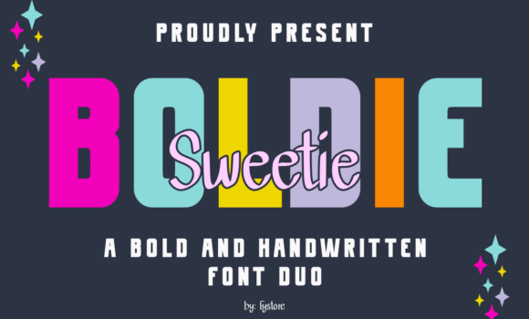 Boldie Regular Duo Font - Featured Image
