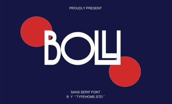 Bolli Font - Featured Image
