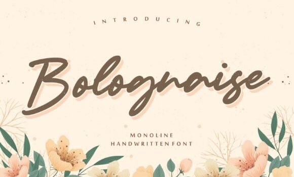 Bolognaise Font Fonts Free Download Bolognaise Font - Featured Image