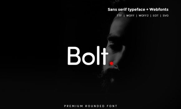 Bolt Rounded Font - Featured Image
