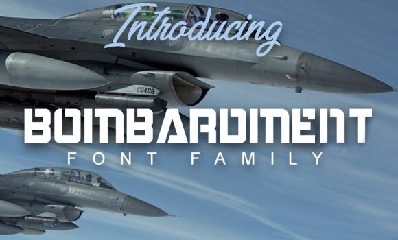 Bombardment Font - Featured Image