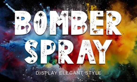 Bomber Spray Font Fonts Free Download Bomber Spray Font - Featured Image