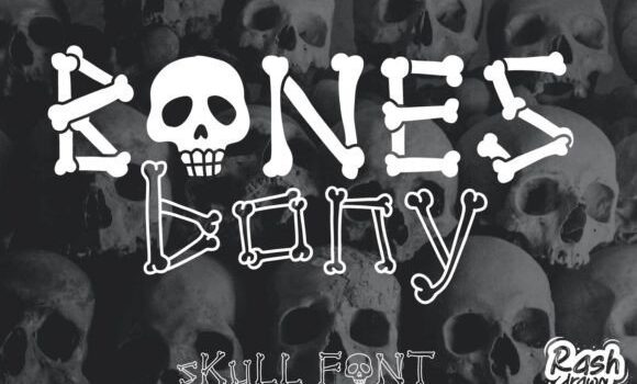 Bones Bony Font - Featured Image