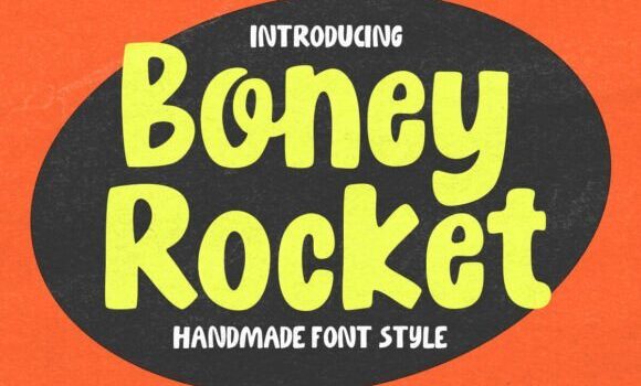 Boney Rocket Font - Featured Image