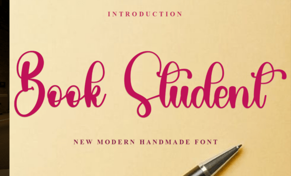 Book Student Font - Featured Image