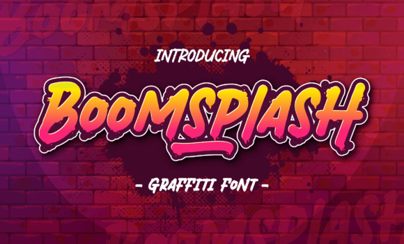Boomsplash Font - Featured Image