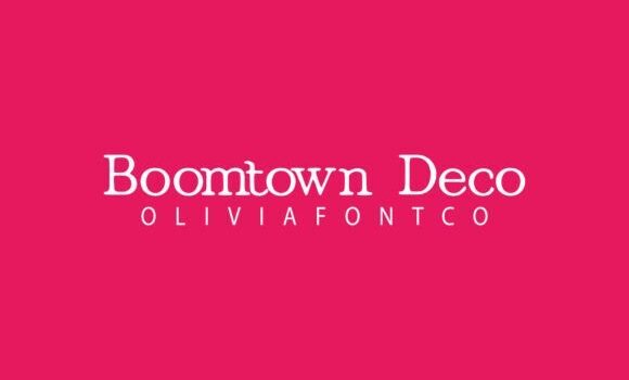 Boomtown Deco Font Fonts Free Download Boomtown Deco Font - Featured Image