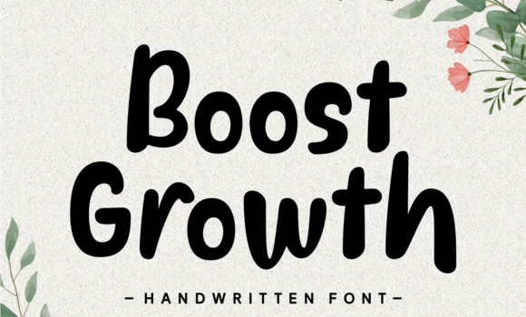 Boost Growth Font Fonts Free Download Boost Growth Font - Featured Image